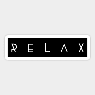 Relax Sticker